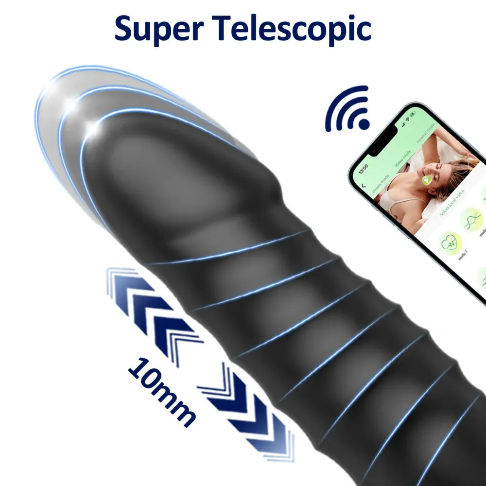 Telescopic G Spot Vibrator for Women App Controlled